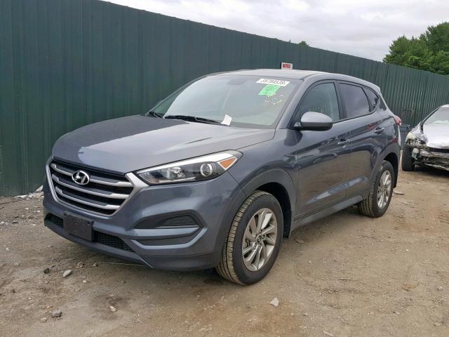 KM8J2CA48JU741858 - 2018 HYUNDAI TUCSON SE GRAY photo 2