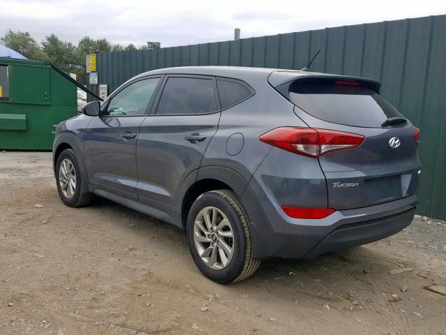 KM8J2CA48JU741858 - 2018 HYUNDAI TUCSON SE GRAY photo 3