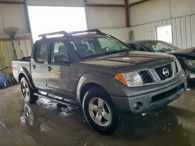 1N6AD07W56C465896 - 2006 NISSAN FRONTIER C GRAY photo 1