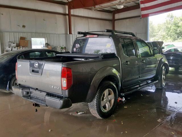 1N6AD07W56C465896 - 2006 NISSAN FRONTIER C GRAY photo 4