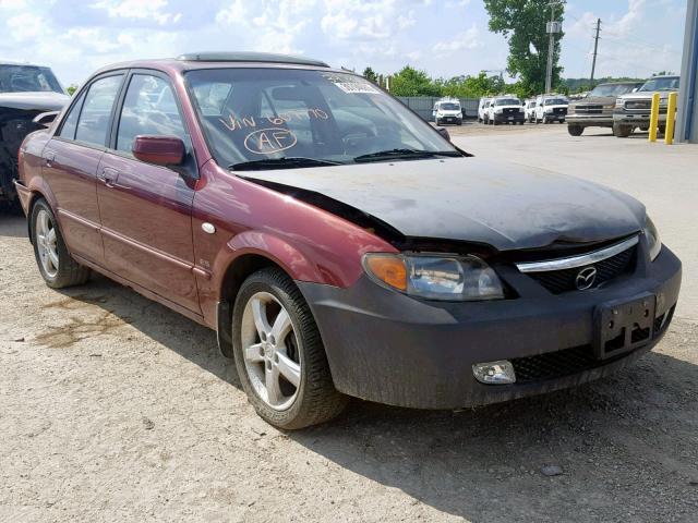 JM1BJ225720607770 - 2002 MAZDA PROTEGE RED photo 1