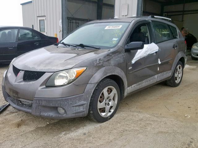 5Y2SL62893Z481744 - 2003 PONTIAC VIBE GRAY photo 2