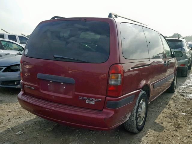 1GNDX03E04D192451 - 2004 CHEVROLET VENTURE MAROON photo 4