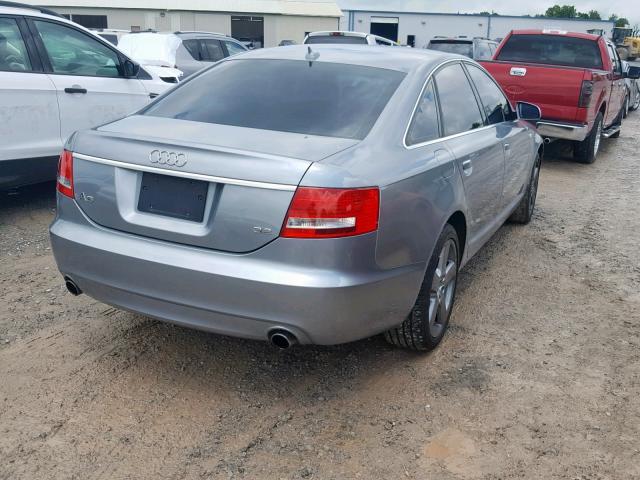 WAUAH74F38N144822 - 2008 AUDI A6 3.2 BLUE photo 4