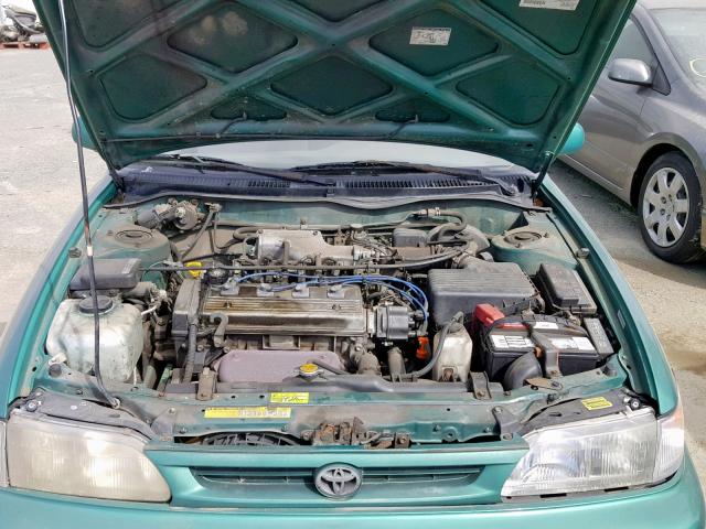 1NXBB02E3VZ526355 - 1997 TOYOTA COROLLA DX GREEN photo 7