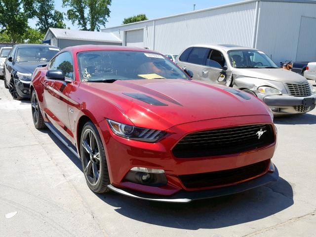 1FA6P8CF1H5303037 - 2017 FORD MUSTANG GT RED photo 1