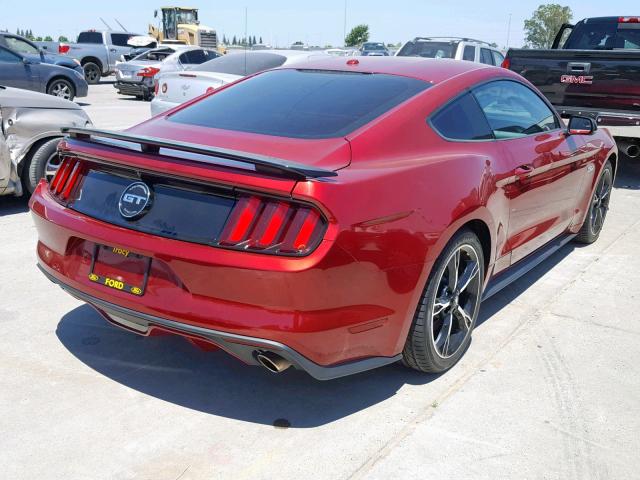 1FA6P8CF1H5303037 - 2017 FORD MUSTANG GT RED photo 4