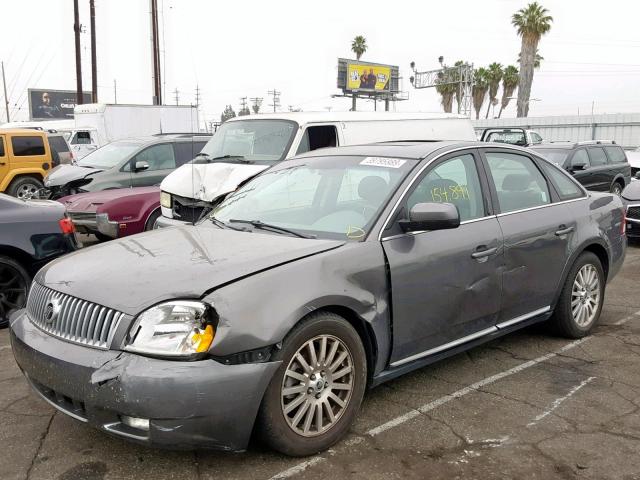 1MEFM42116G618664 - 2006 MERCURY MONTEGO PR GRAY photo 2