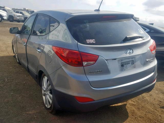 KM8JU3AC7DU558070 - 2013 HYUNDAI TUCSON GLS GRAY photo 3