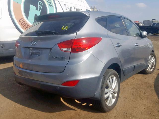 KM8JU3AC7DU558070 - 2013 HYUNDAI TUCSON GLS GRAY photo 4