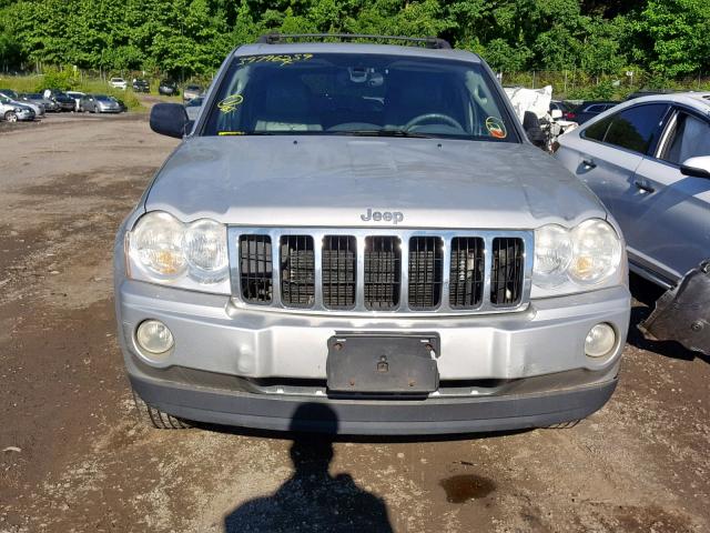 1J4HR582X5C722443 - 2005 JEEP GRAND CHER GRAY photo 9