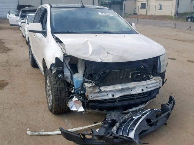 2FMDK48C28BB04335 - 2008 FORD EDGE SEL WHITE photo 1