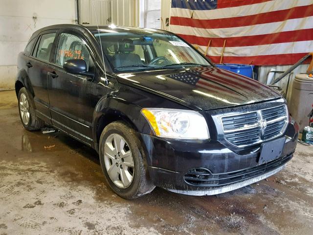 1B3HB48B37D114170 - 2007 DODGE CALIBER SX BLACK photo 1