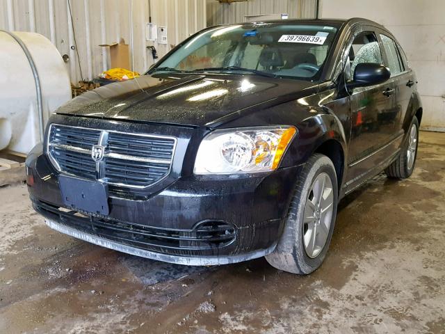 1B3HB48B37D114170 - 2007 DODGE CALIBER SX BLACK photo 2