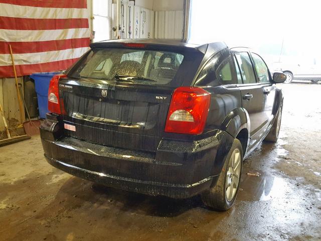 1B3HB48B37D114170 - 2007 DODGE CALIBER SX BLACK photo 4