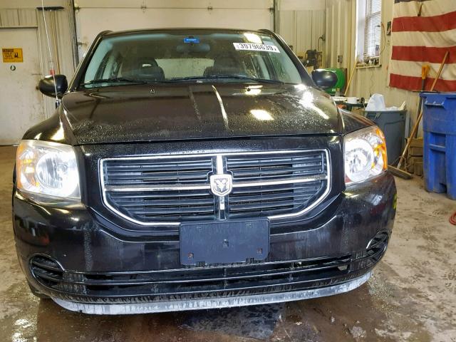 1B3HB48B37D114170 - 2007 DODGE CALIBER SX BLACK photo 9