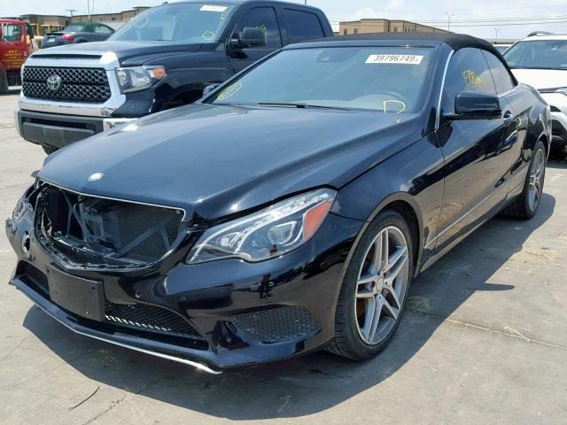 WDDKK5KF2EF253252 - 2014 MERCEDES-BENZ E 350 BLACK photo 2