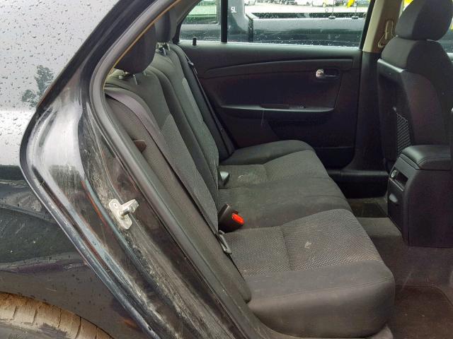 1G1ZH57B89F149683 - 2009 CHEVROLET MALIBU 1LT BLACK photo 6