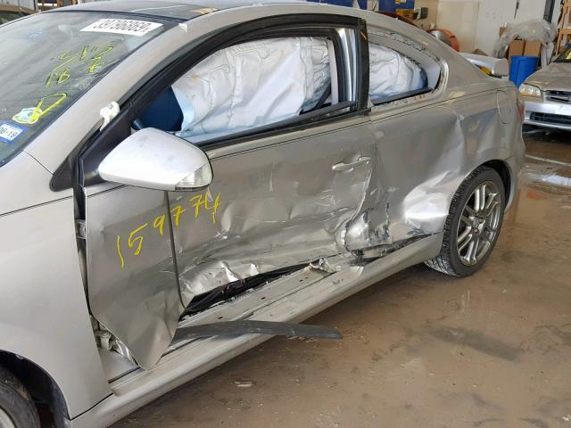 JTKDE3B73A0315187 - 2010 TOYOTA SCION TC ვერცხლისფერი ფოტო 10