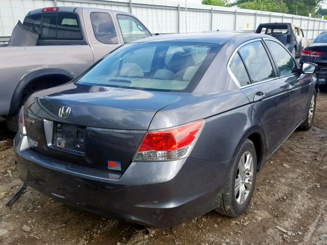 1HGCP2F4XAA155926 - 2010 HONDA ACCORD LXP GRAY photo 4