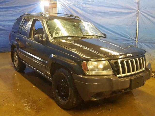 1J4GW48S44C313626 - 2004 JEEP GRAND CHER BLUE photo 1