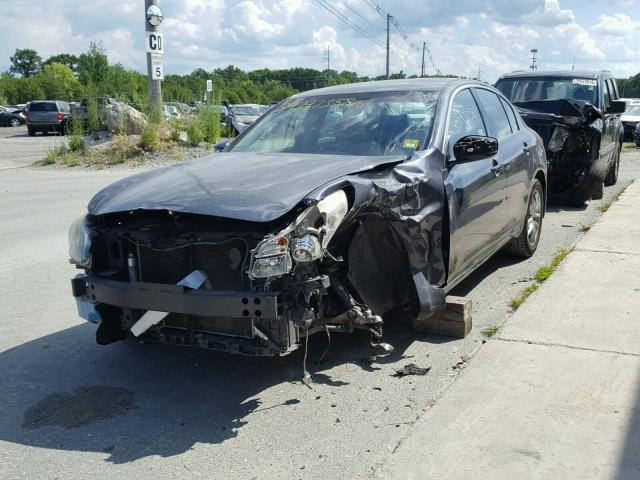 JNKCV61E49M309793 - 2009 INFINITI G37 BASE GRAY photo 2