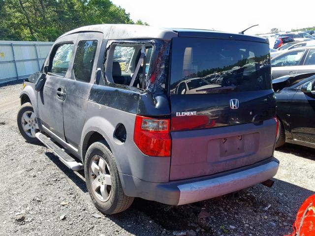 5J6YH28673L045062 - 2003 HONDA ELEMENT EX BLACK photo 3