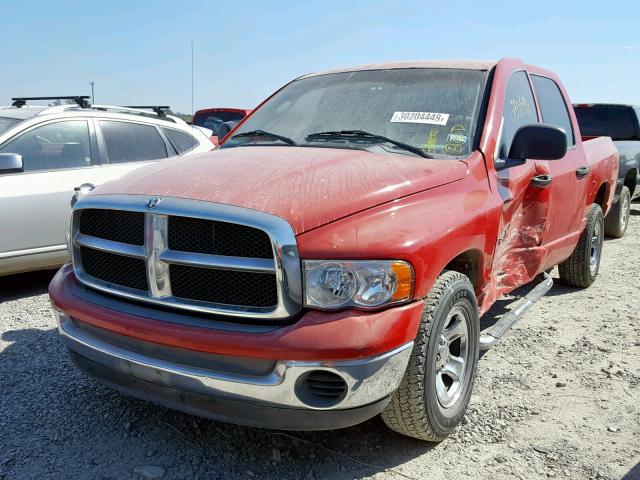 1D7HA18N03S216757 - 2003 DODGE RAM 1500 S RED photo 2