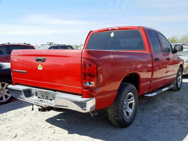 1D7HA18N03S216757 - 2003 DODGE RAM 1500 S RED photo 4