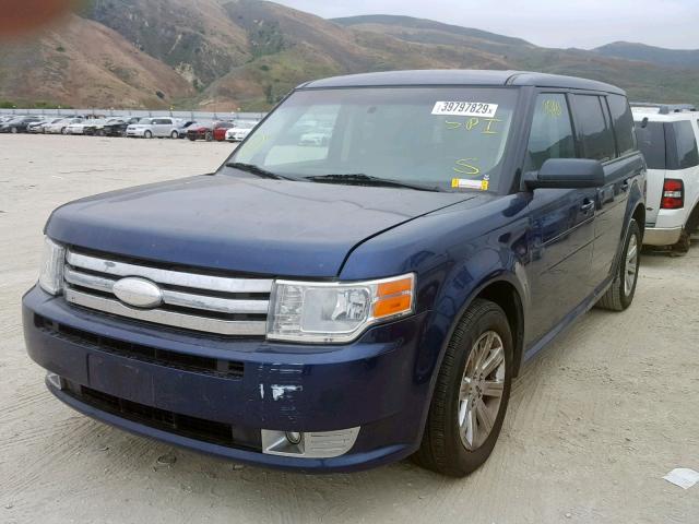 2FMGK5BC4CBD09594 - 2012 FORD FLEX SE BLUE photo 2