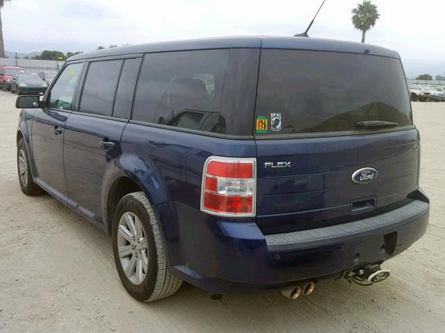 2FMGK5BC4CBD09594 - 2012 FORD FLEX SE BLUE photo 3