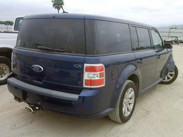 2FMGK5BC4CBD09594 - 2012 FORD FLEX SE BLUE photo 4