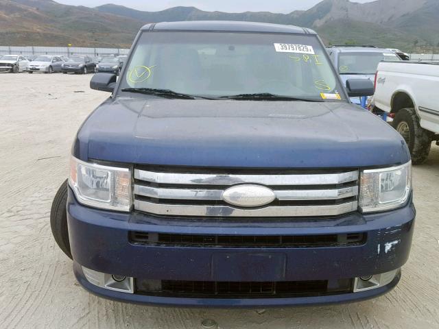 2FMGK5BC4CBD09594 - 2012 FORD FLEX SE BLUE photo 9