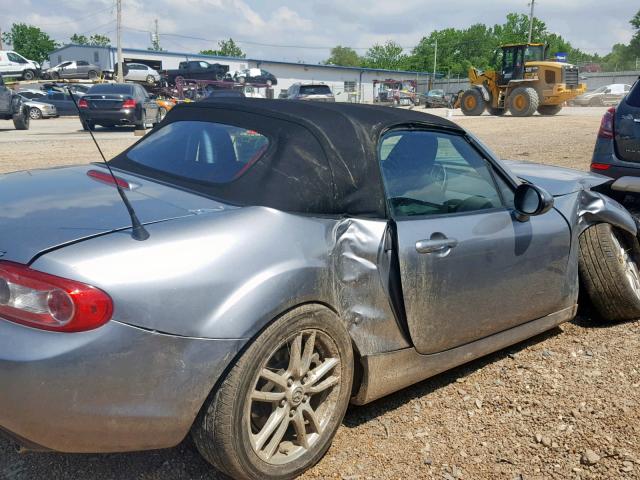 JM1NC2EF3A0206176 - 2010 MAZDA MX-5 MIATA SILVER photo 9