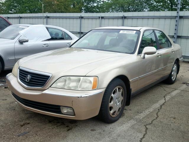 JH4KA9652YC013953 - 2000 ACURA 3.5RL GOLD photo 2