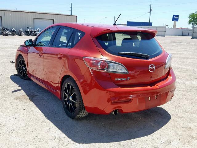 JM1BL1K67B1394505 - 2011 MAZDA 3 S RED photo 3