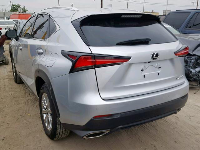 JTJBARBZ6J2155774 - 2018 LEXUS NX 300 SILVER photo 3