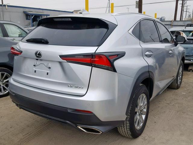 JTJBARBZ6J2155774 - 2018 LEXUS NX 300 SILVER photo 4