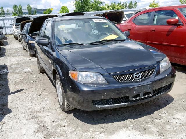 JM1BJ222931652677 - 2003 MAZDA PROTEGE DX BLACK photo 1