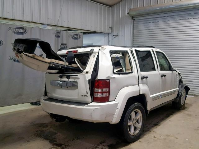 1J8GP58K58W229997 - 2008 JEEP LIBERTY LI WHITE photo 9