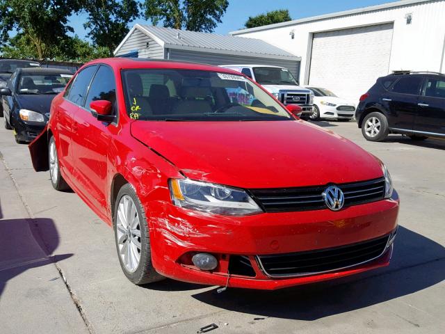 3VWLL7AJ4DM369190 - 2013 VOLKSWAGEN JETTA TDI RED photo 1