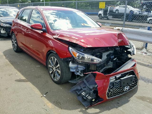 KMHH35LE8JU019772 - 2018 HYUNDAI ELANTRA GT RED photo 1