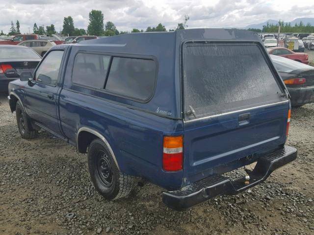 JT4RN81R8K5024606 - 1989 TOYOTA PICKUP 1/2 BLUE photo 3