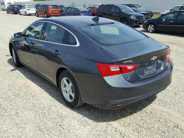 1G1ZB5ST5JF213975 - 2018 CHEVROLET MALIBU LS 灰色 照片 3