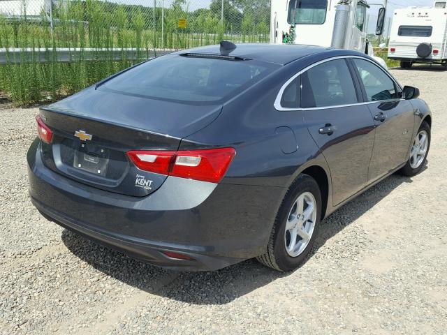 1G1ZB5ST5JF213975 - 2018 CHEVROLET MALIBU LS 灰色 照片 4