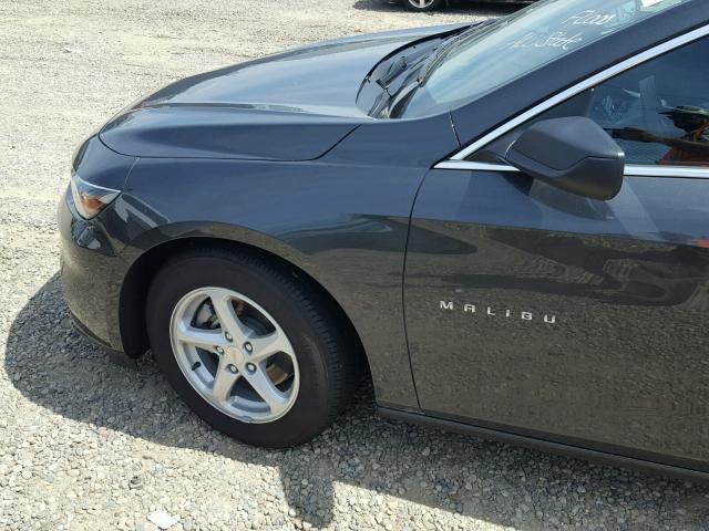 1G1ZB5ST5JF213975 - 2018 CHEVROLET MALIBU LS 灰色 照片 9