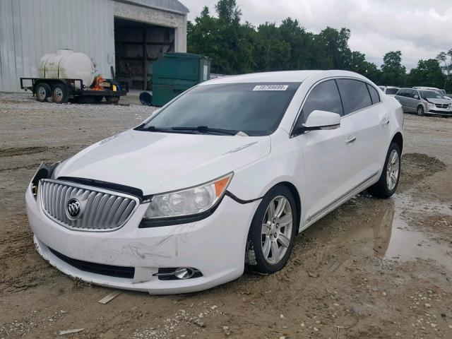 1G4GC5ECXBF221266 - 2011 BUICK LACROSSE C WHITE photo 2