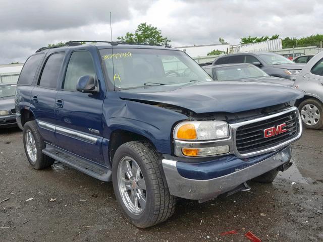 1GKEK13T25R206374 - 2005 GMC YUKON BLUE photo 1