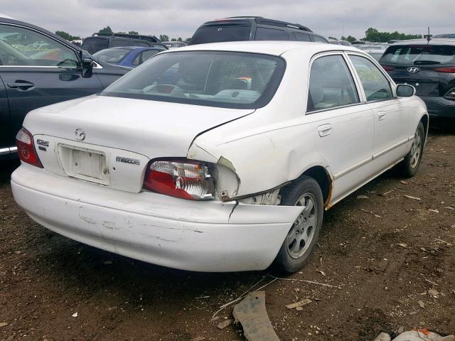 1YVGF22C6Y5161090 - 2000 MAZDA 626 ES WHITE photo 4