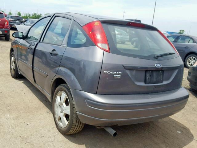 1FAHP37N07W212881 - 2007 FORD FOCUS ZX5 CHARCOAL photo 3